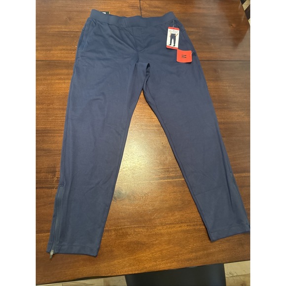 Mondetta‎ Outdoor Project Men's Jogger Pants Navy Size M NWT Stretch Zipper Cuff - Picture 1 of 8